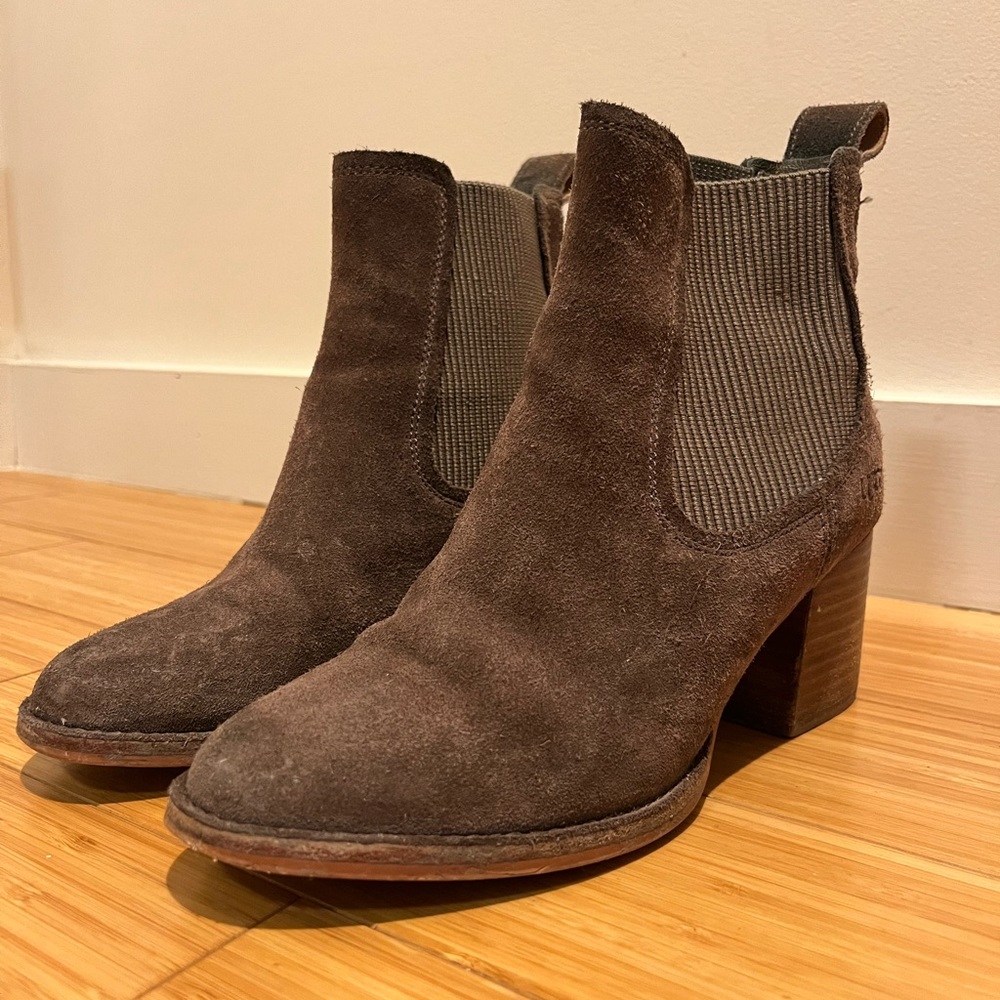 Ugg suede booties